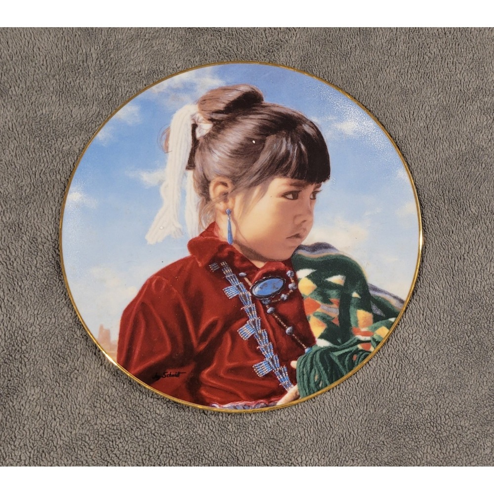 1994 Desert Bloom Proud Innocence Hamilton Collection Plate by Jay Schmidt